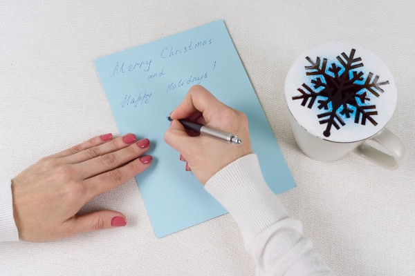 how to write a Christmas letter