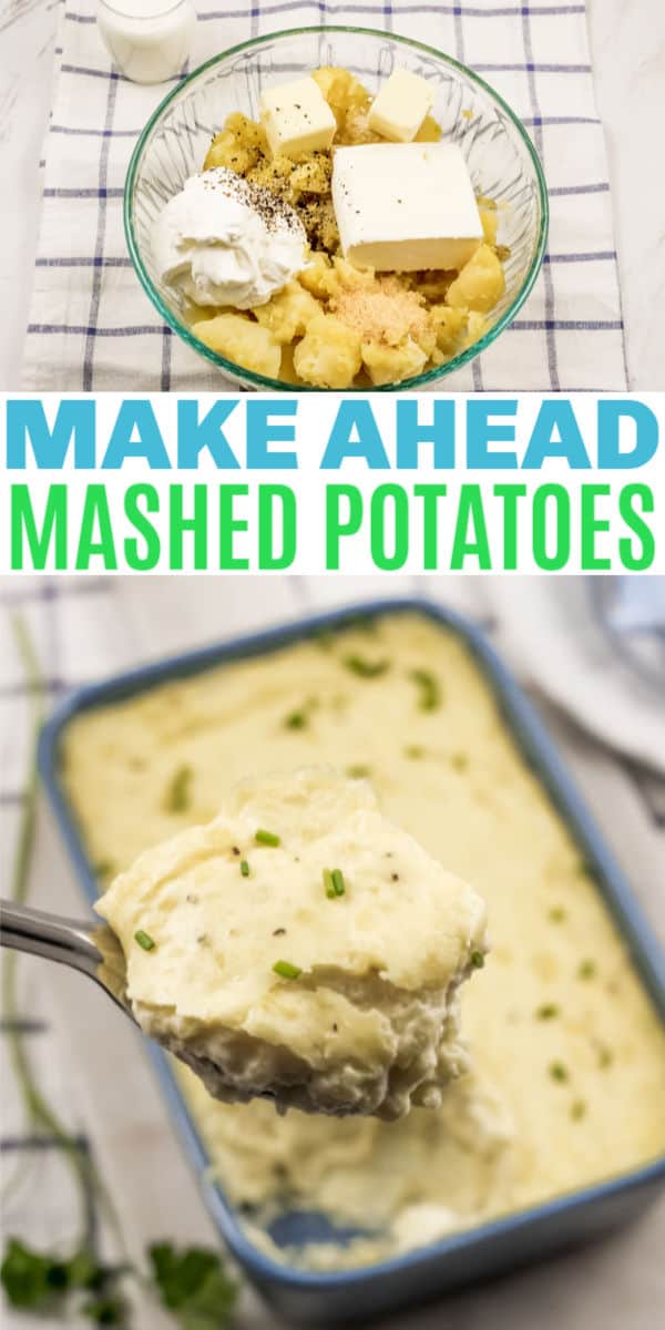 Easy Make Ahead Mashed Potatoes in the Oven