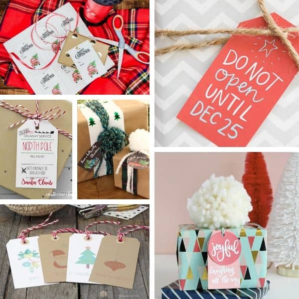 free printable Christmas gift tags