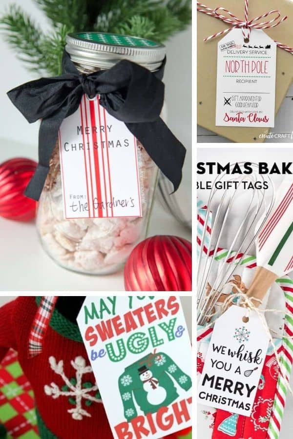 free printable Christmas gift tags