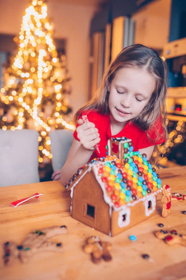 gluten-free gingerbread house