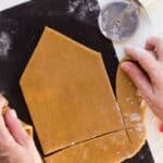 making a gluten-free gingerbread house