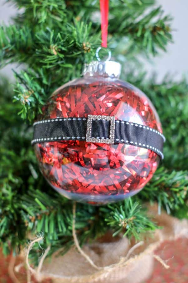 Easy DIY Santa Belly Ornaments