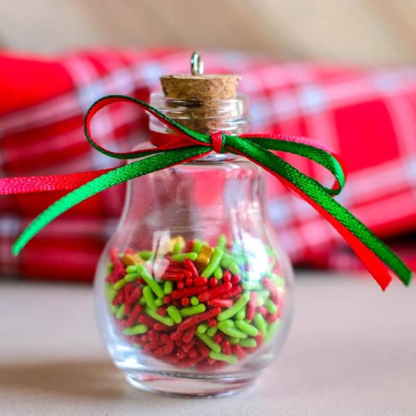 candy sprinkle ornaments