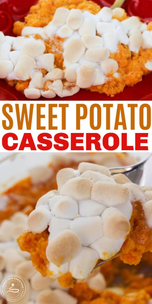 sweet potato casserole with marshmallows