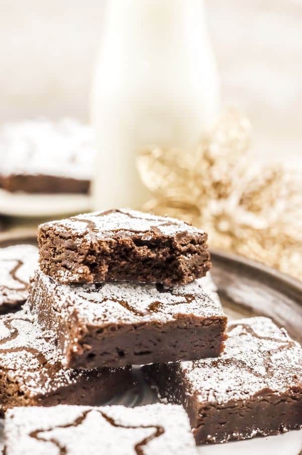 gingerbread brownies for Christmas