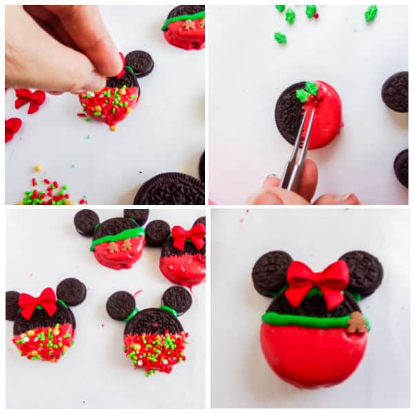 how to make Easy Mickey Mouse Christmas Cookies