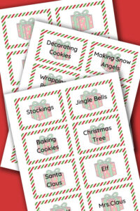 Printable Christmas Charades for Family Fun