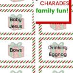 printable Christmas charades