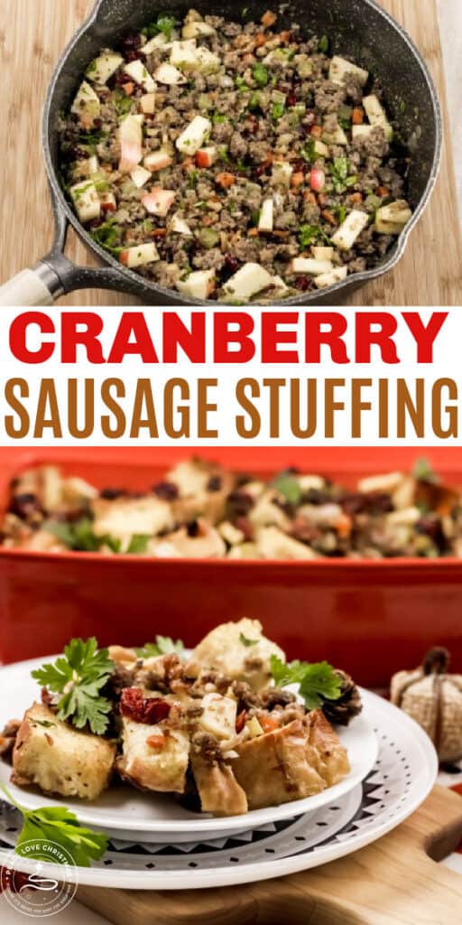 Easy Cranberry Sausage Stuffing