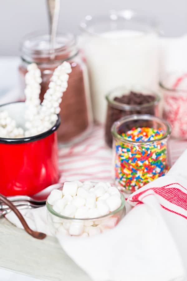 How to Style a Hot Chocolate Bar (Plus Free Printables)