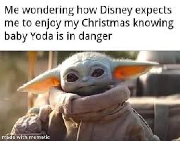 funny Baby Yoda Christmas Meme