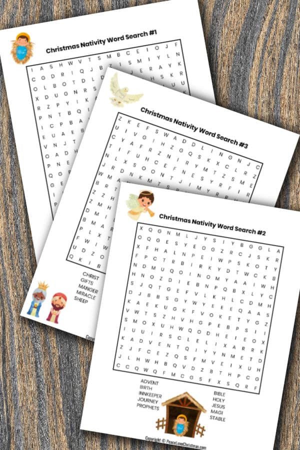 Christmas Nativity Word Search