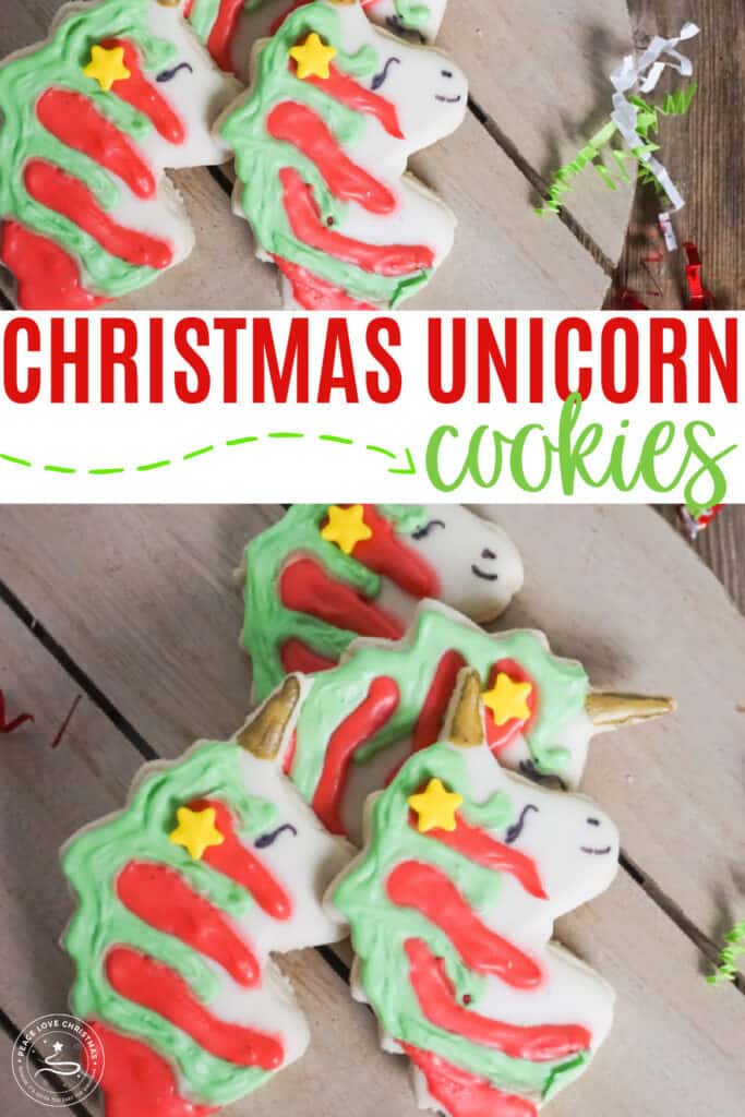 How to Make Unicorn Cookies for Christmas