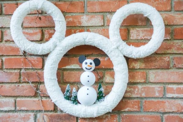 DIY Mickey Wreath