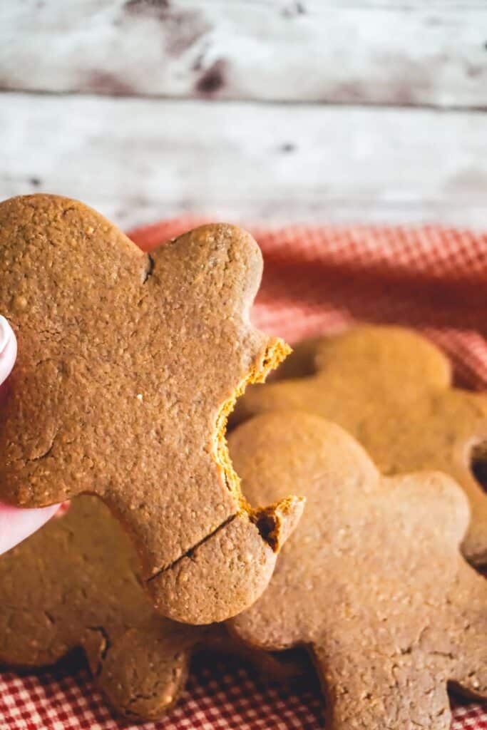 Bitten gingerbread