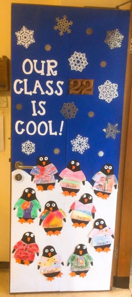Class penguins decor