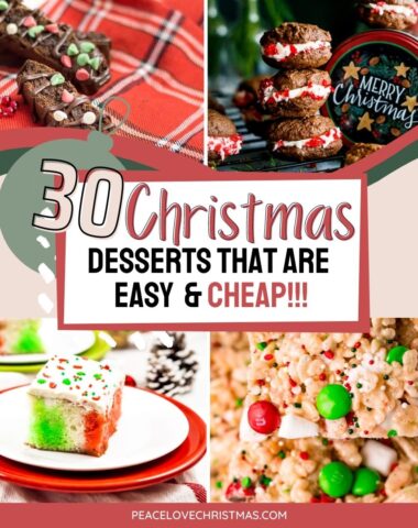 cheap Christmas desserts