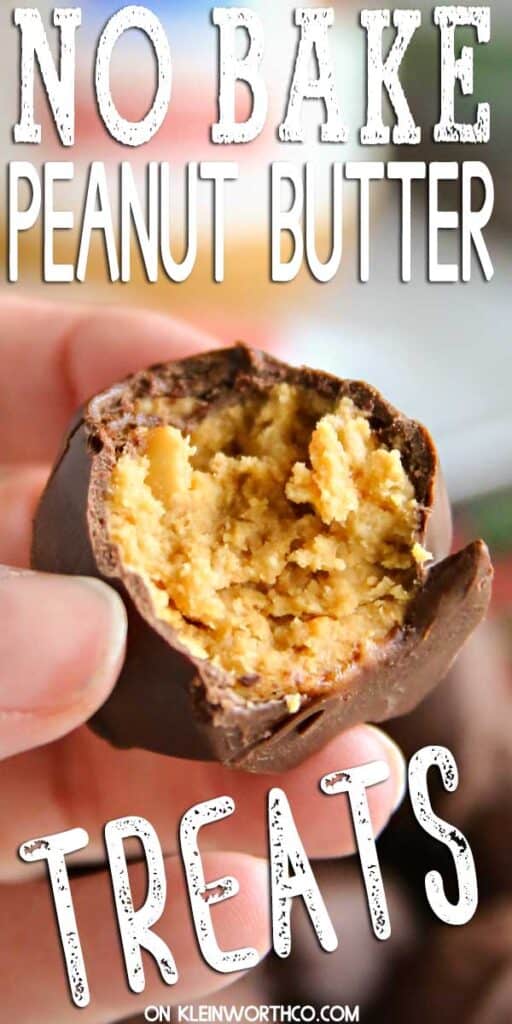 Bitten peanut butter balls