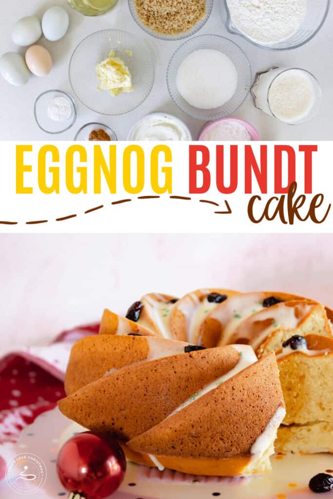 eggnog bundt cake pin