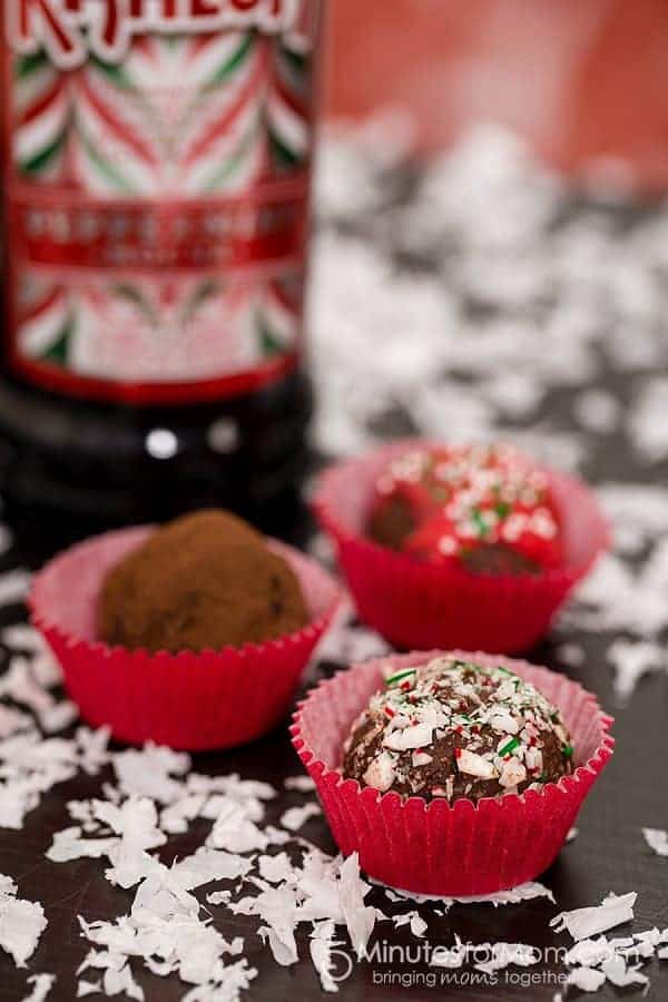 peppermint truffles and kahlua