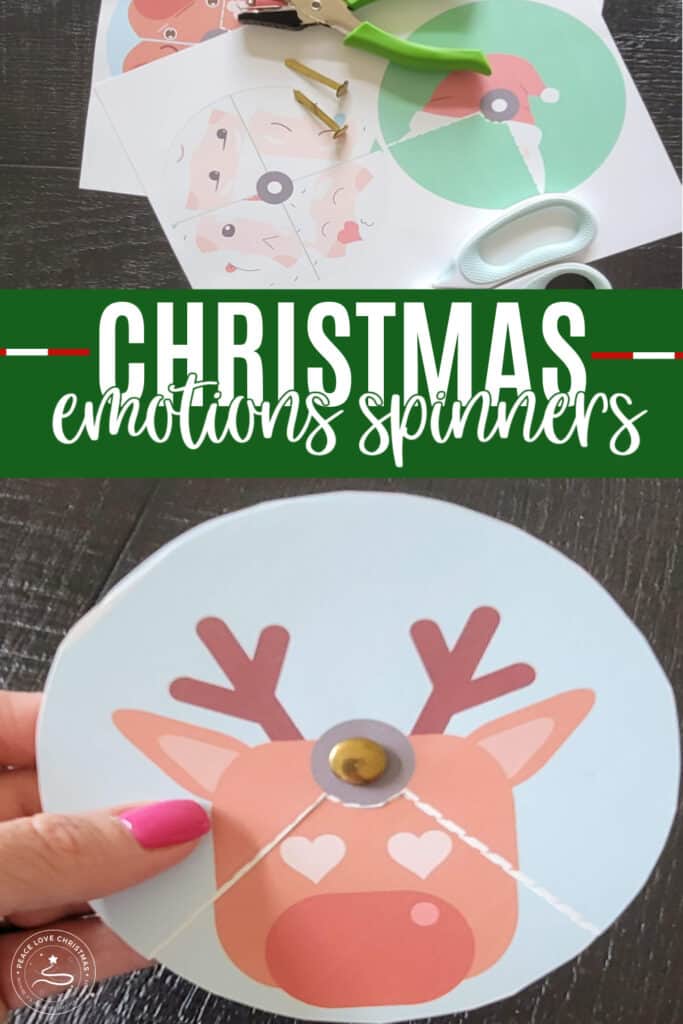 Christmas emotions spinners pin