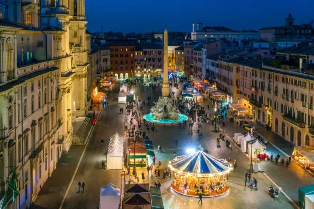 Town Christmas in Italy