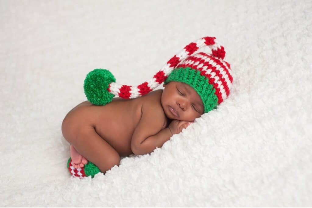 baby christmas photo shoot ideas