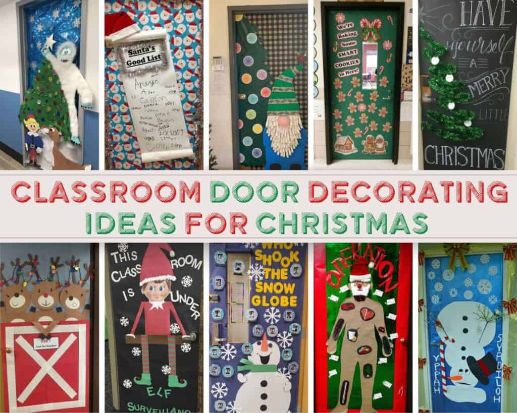 christmas classroom door decorating contest