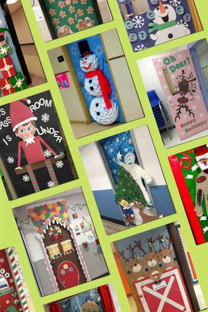 Classroom Door Decorating Ideas for a Christmas Contest