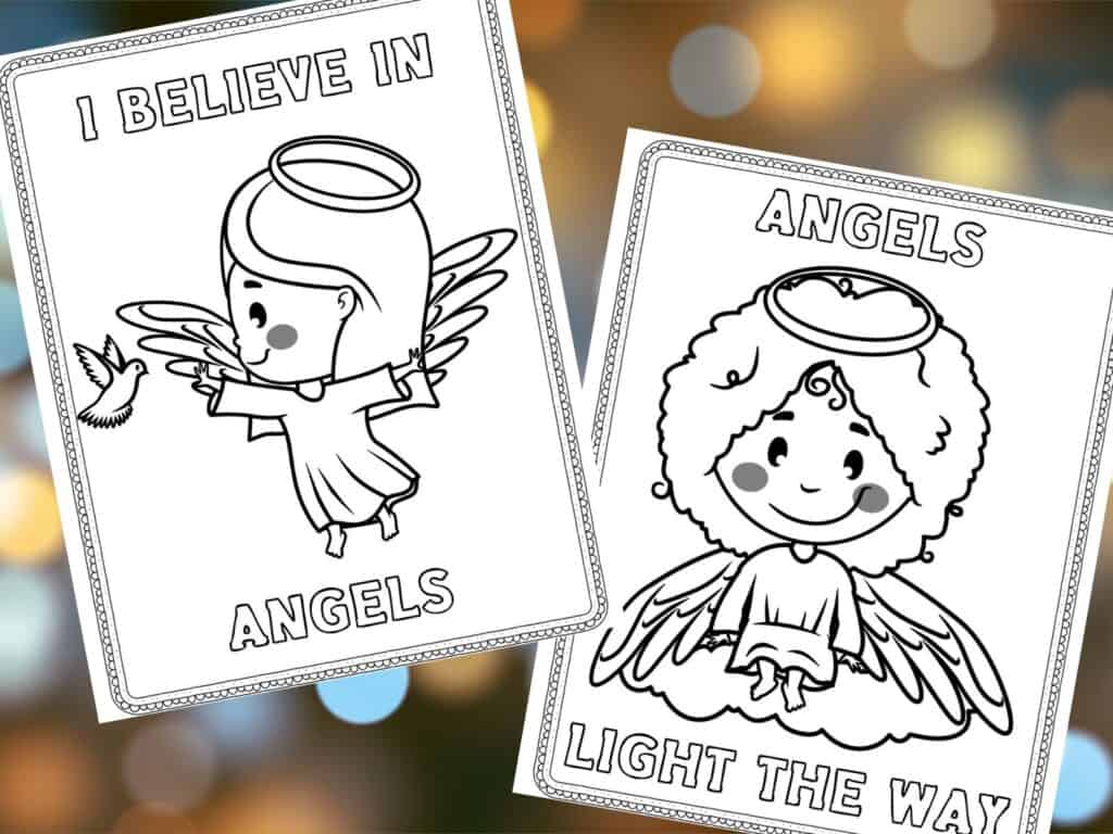 Free Printable Angel Coloring Pages