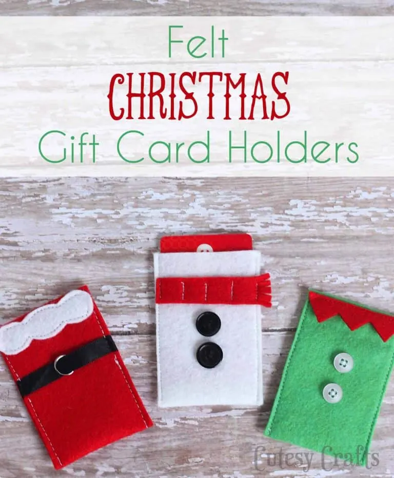 Gift Card Holders for Christmas