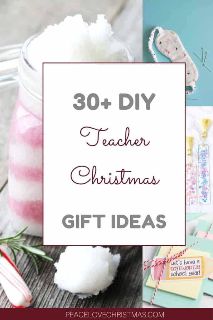 DIY Teacher Christmas Gift Ideas Pin