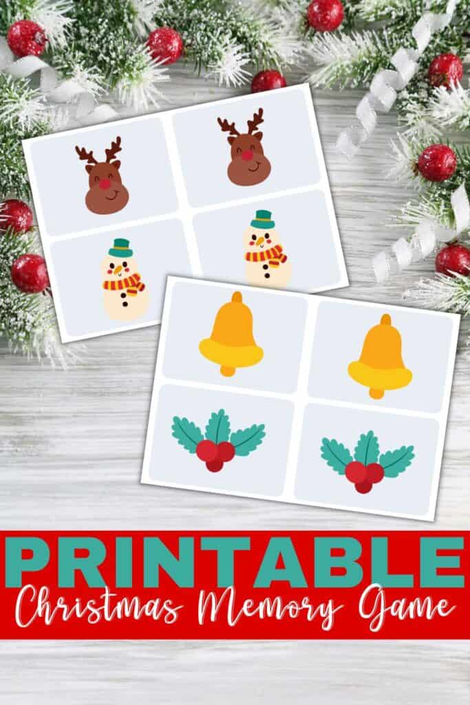 Free Printable Christmas Memory Game Pin