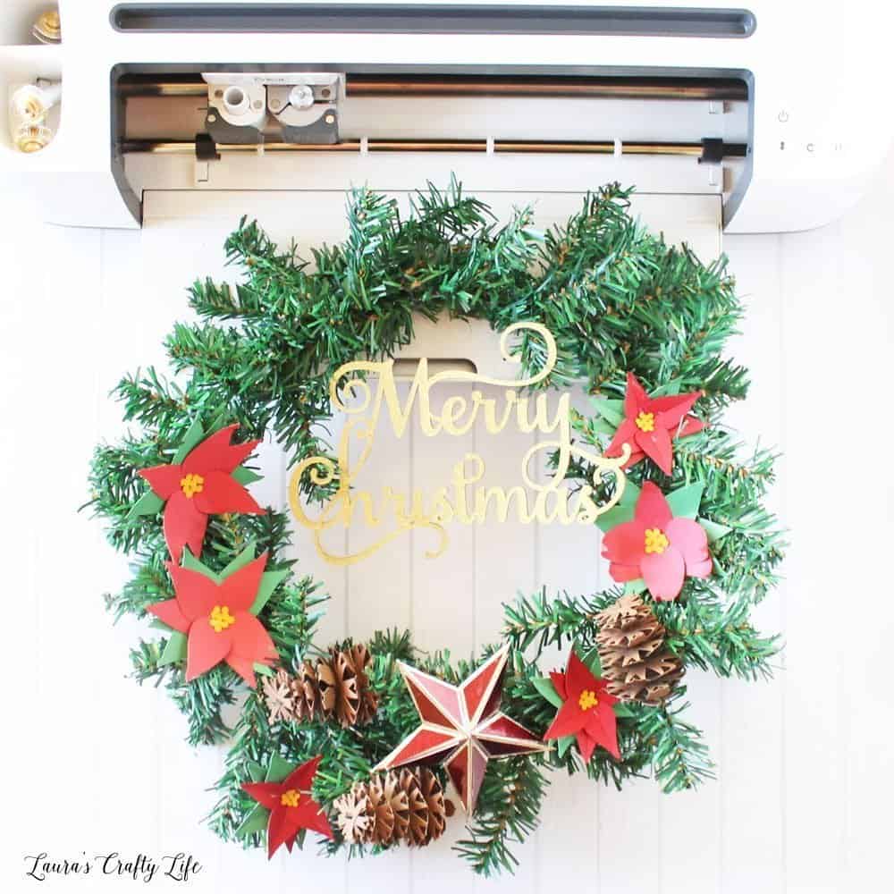 DIY Merry Christmas Wreath