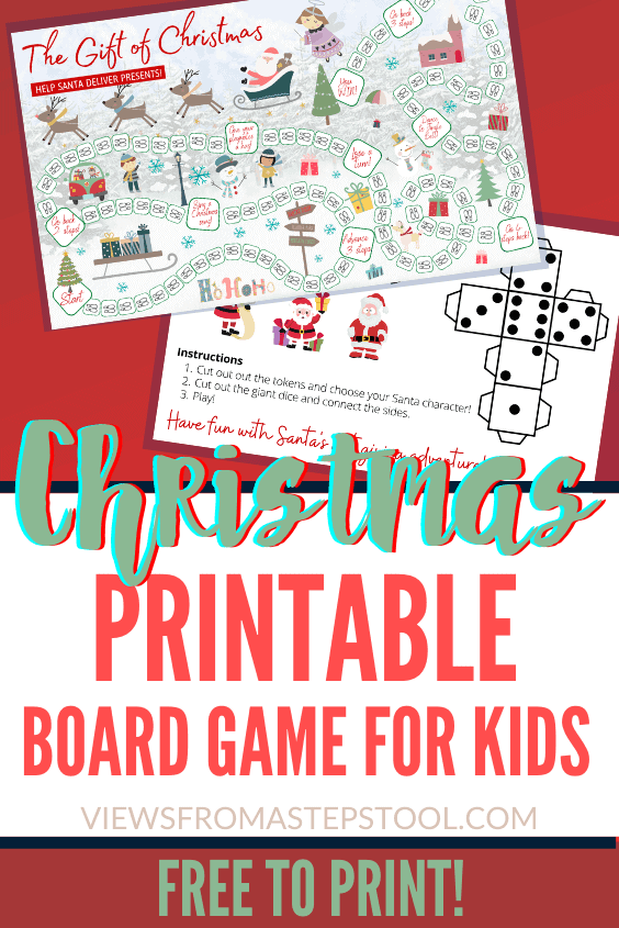 Printable Board Games for Christmas