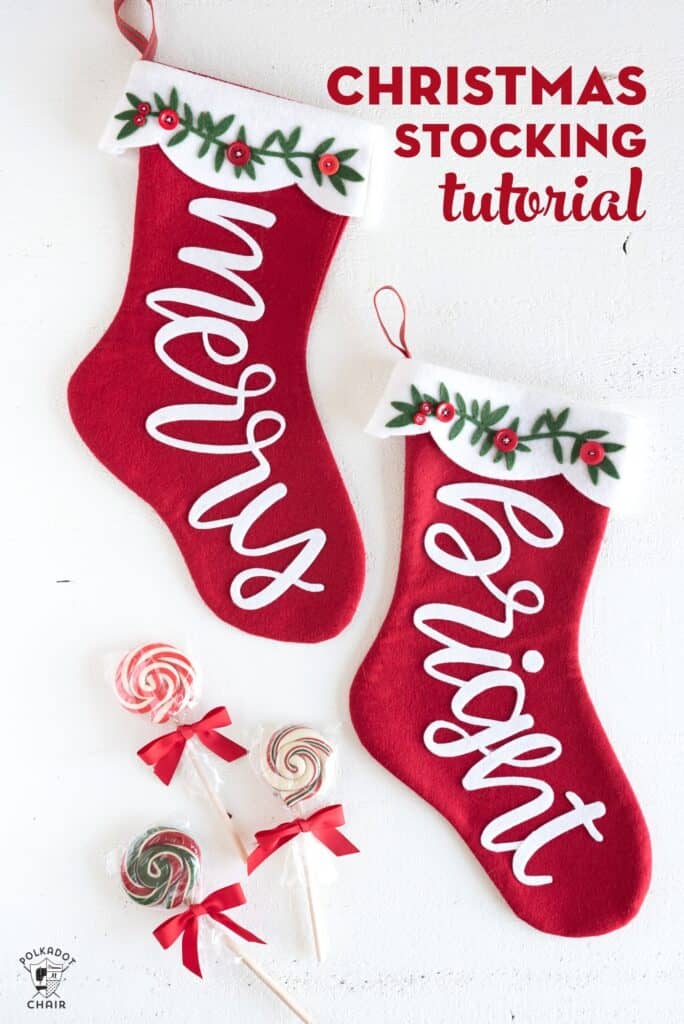 Christmas Stockings Cricut Craft