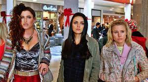 Carla, Amy and Kiki at the mall in A BAD MOM'S CHRISTMAS