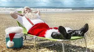 Santa flees to New Zealand in SANTA ON VACATION