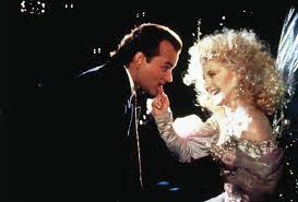 Frank Cross gets a visit from a ghost in SCROOGED