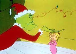 The Grinch and Cindy Lou in HOW THE GRINCH STOLE CHRISTMAS