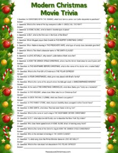 70 Free Christmas Movie Trivia Printables for Fun Games - Peace Love ...